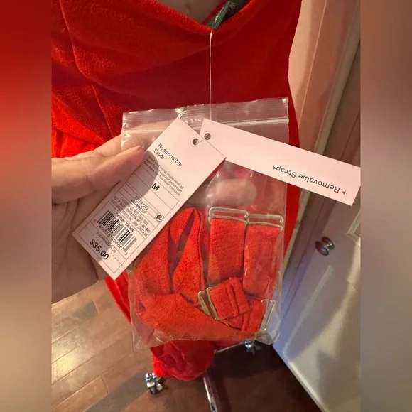 Wild Fable Red Strapless Jumpsuit - Picture 3 of 4